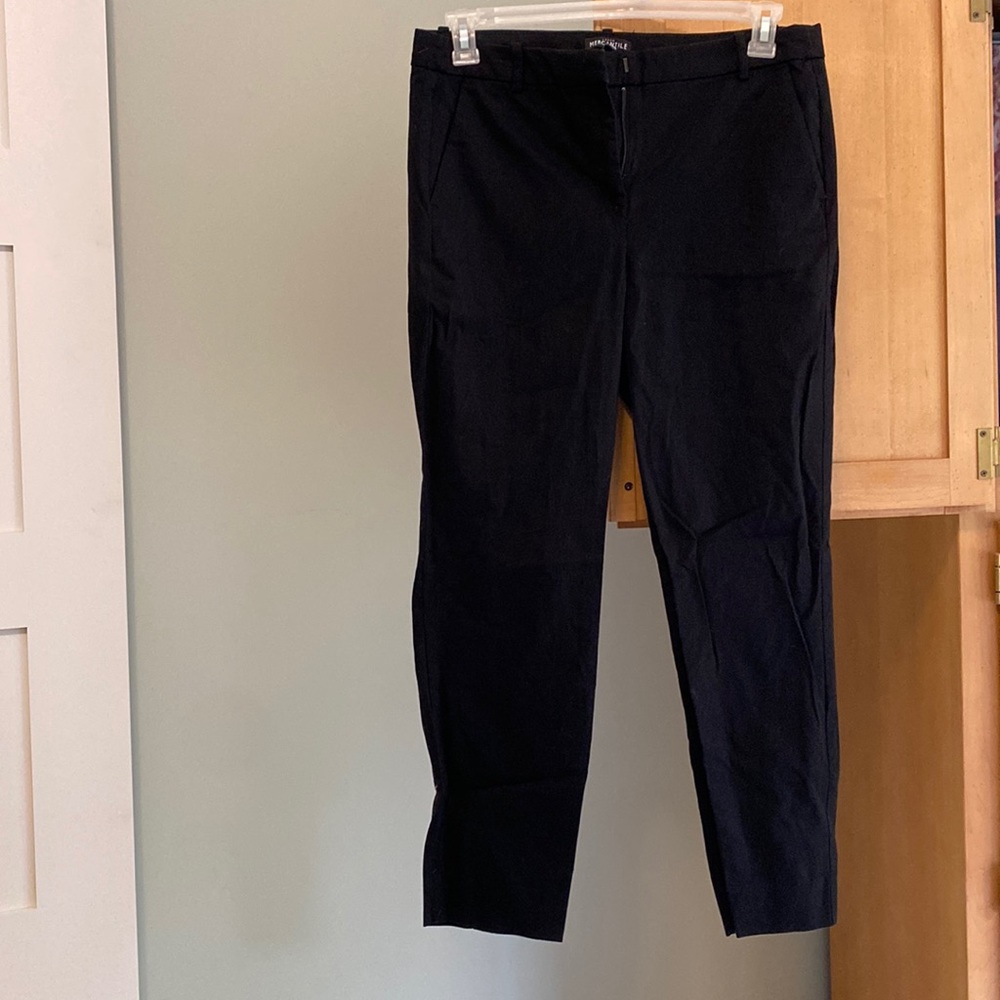 J Crew Mercantile black trousers